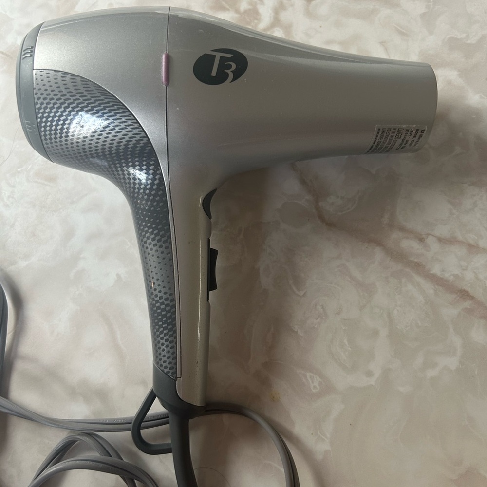 Silver and Gray Hair Dryer